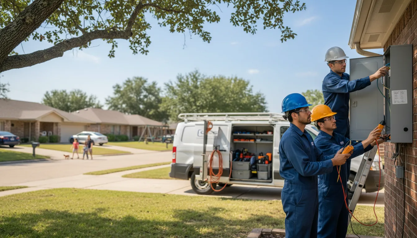 Certified electrician providing emergency electrical services in Rock, MI